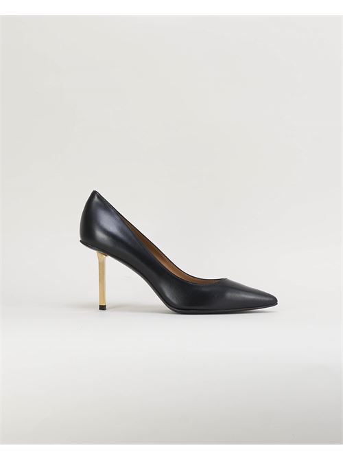 Leather pumps with gold heel Wo Milano WO MILANO | Decollete | W12499